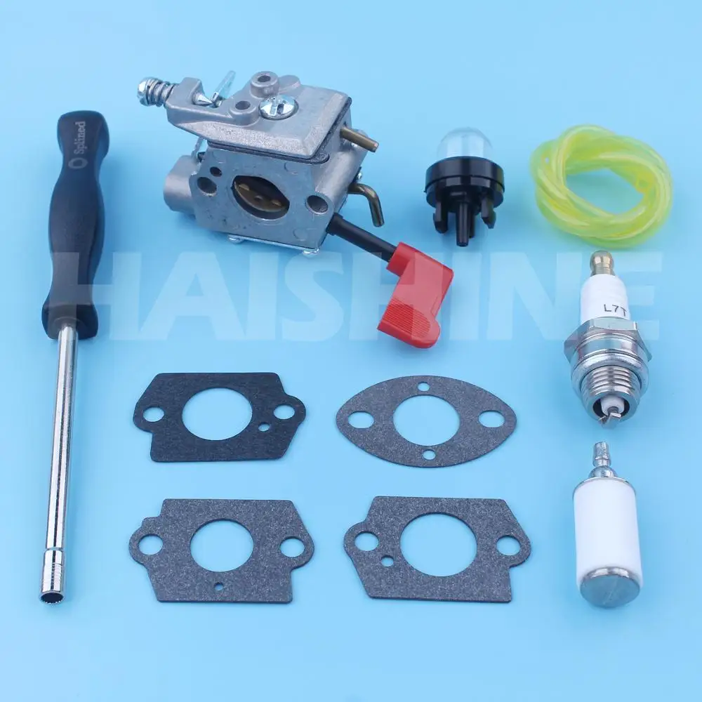 Imagem -04 - Kit de Carburador para Artesão Poulan Ppmel Pp336 Pp036 Pp136 32cc Aparador de Gás Pp445 Pp446t Polo Podador Walbro Carb 60 cm