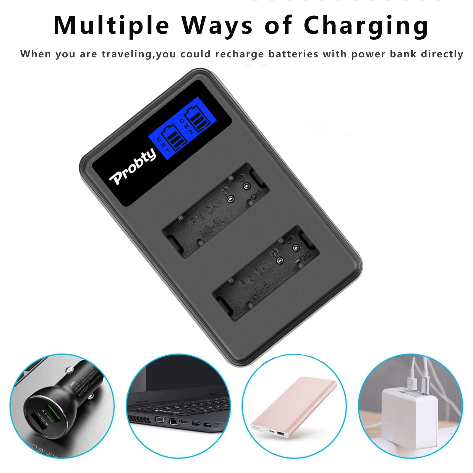 3.7 فولت 1800 مللي أمبير NB-6L NB 6L NB-6LH بطارية LCD المزدوج USB شاحن ميناء لكانون IXUS 310 SX240 SX275 SX280 SX510 SX500 HS 95