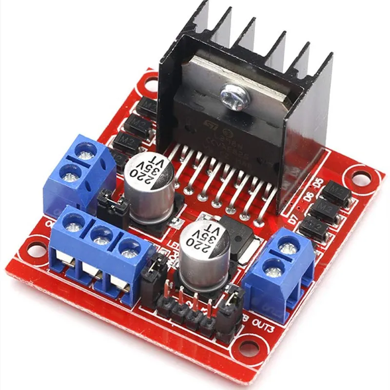 5 Stks/partij L298N Motor Drive Controller Board Stappenmotor Controle En Drives Module Voor Arduino Smart Car Power Mega Mega2560