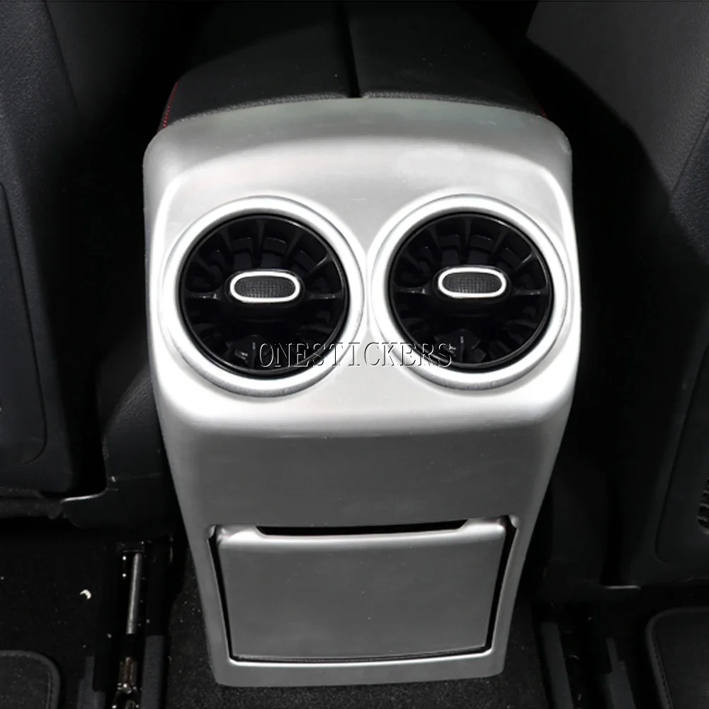 For Mercedes Benz A CLA Class W177 V177 C118 W118 AMG A35/45 CLA35 Car Rear Armrest Box Air Conditioning Outlet Cover Trim Frame