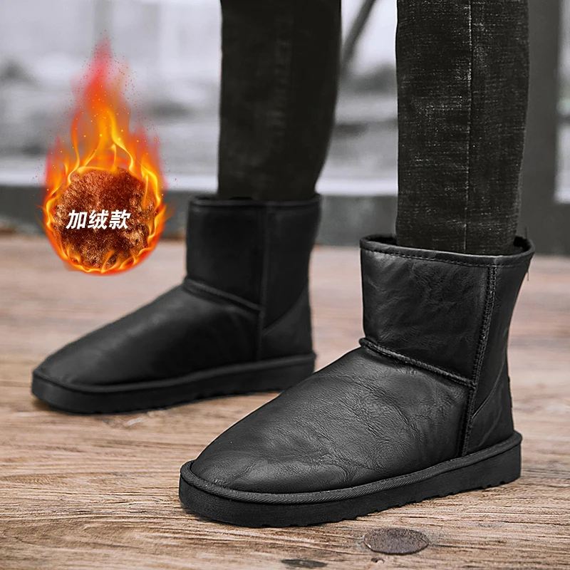 

Basci Men Boots 2021 New Autumn Comfy Casual Boots Men Fashion Shoes Men Brand Lace-up Motorcycle Botas Hombre Leather Plus Size