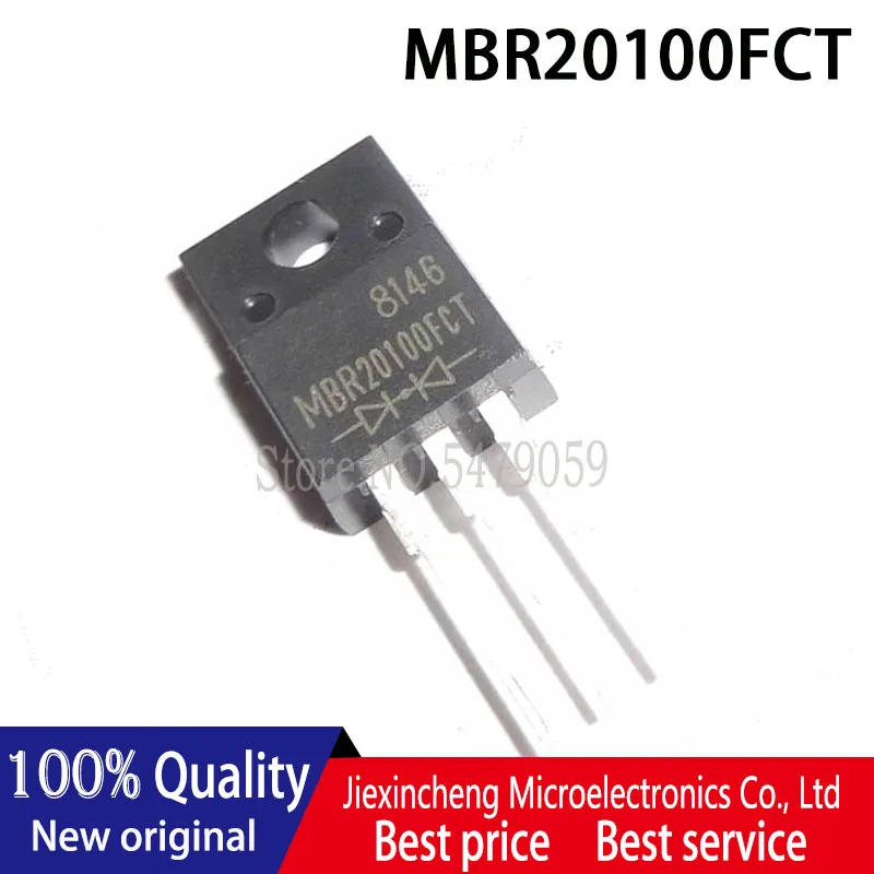 

50 шт. MBR20100FCT MBR20100 TO220F 20A100V диодный выпрямитель Schottky, новый оригинальный