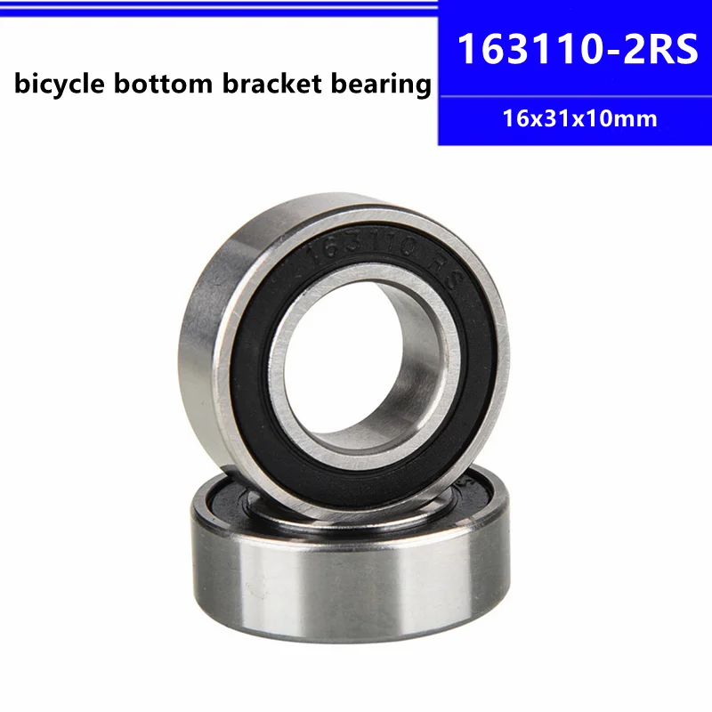 20Pcs 163110-2RS 163010-2RS 16x31x10mm 16x30x10mm Bicycle Bottom Bracket Ball Bearing 16*31*10mm 16*30*10mm Axis Flower Drum