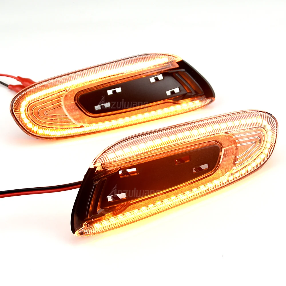 

2 шт. динамические светодиодные указатели поворота для автомобиля, водонепроницаемые боковые сигнальные лампы, автоаксессуары для BMW Mini F55 F56 F57