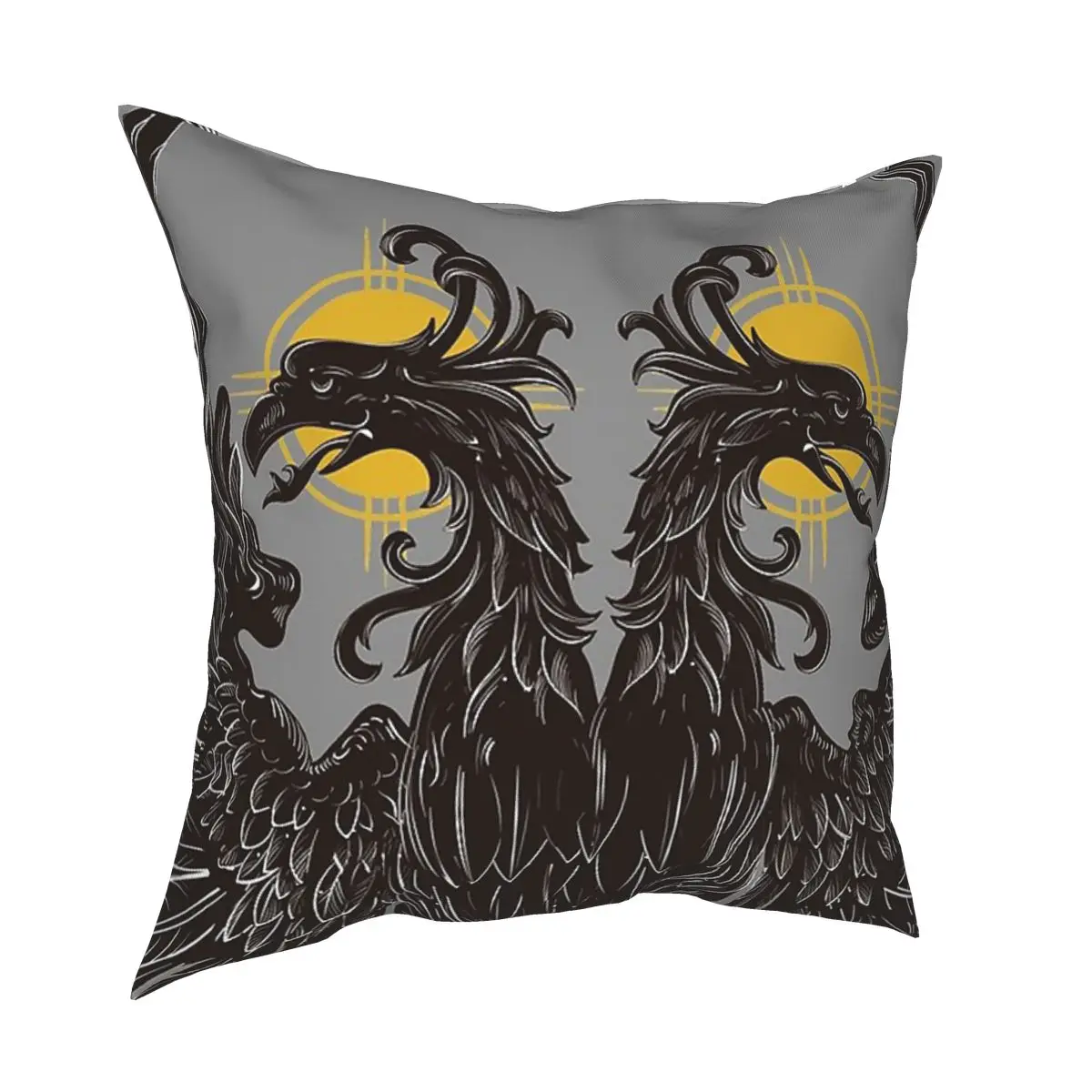 Holy Roman Empire Double Headed Eagle Pillowcase Home Decorative Rome Cushion Cover Throw Pillow for Home Double-sided Printing