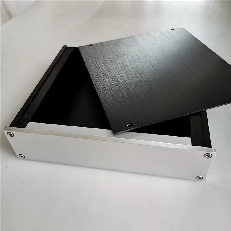 210*190*53mm อลูมิเนียมสำหรับ DIY CUSTOM AUDIO Passive Preamplifier Volume Controller กล่อง