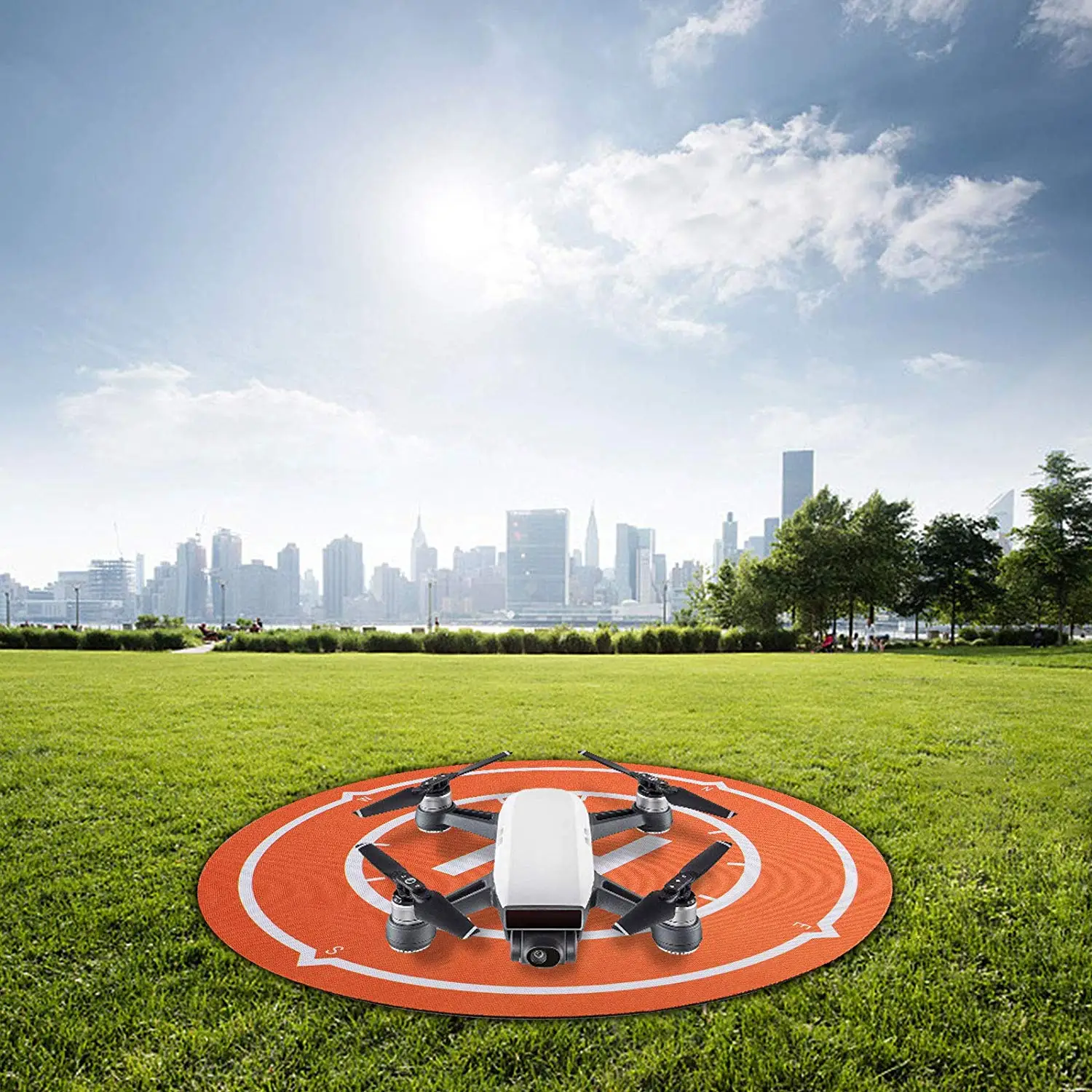 25cm Landing Pad Parking Apron Mini 2 Portable Foldable Waterproof for DJI Mavic Mini 1 2/Mavic Pro/Platinum/ Air/Spark 4K Drone