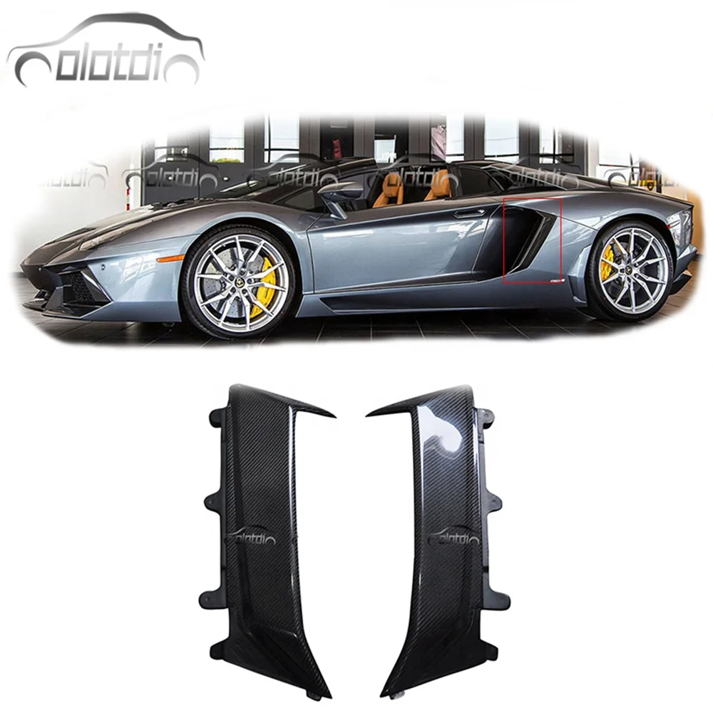 O Style Side Vent For Lamborghini Aventador LP700-4  Carbon Fiber Side Vent 2011-2015 OLOTDI