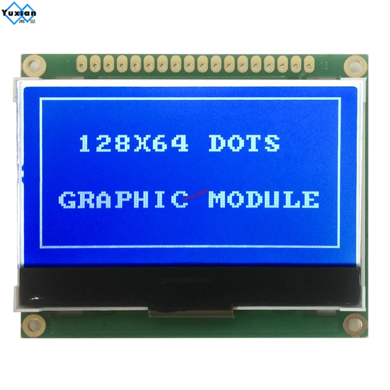 Instrumento Handheld com exposição do LCD, COG 128x64, 2,6 dentro, SPI, ST7565P, LG12864T