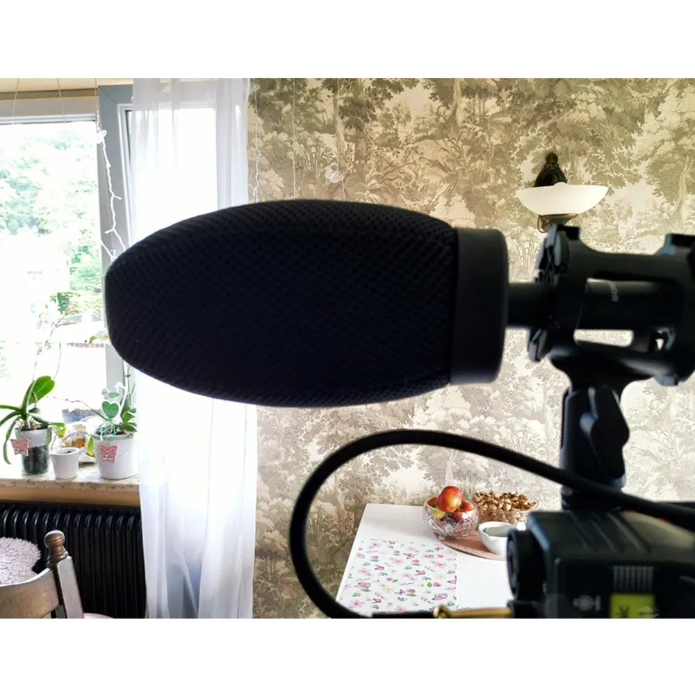 

Blue Mantis Inside Depth 100mm Microphone Windshield Wind Shield Windscreen Foam For Professional Shotgun Mic Dead Cat