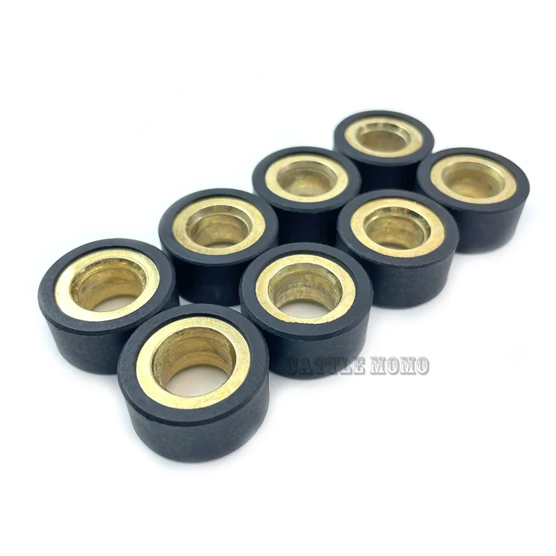 8PCS Motorcycle scooter variator weight roller clutch pulley driven bead For Suzuki Burgman Skywave AN250 AN400 AN650 AN 400 650