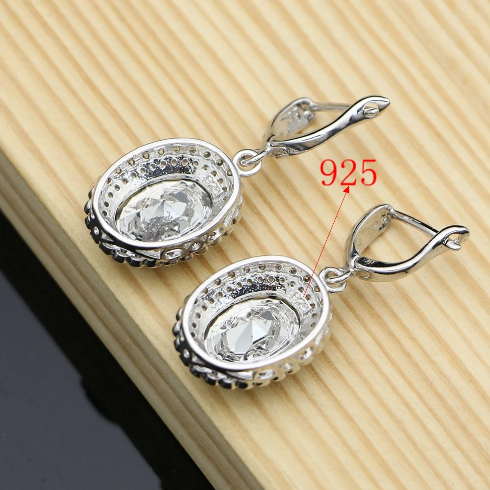 Mystic Rainbow Fire Cubic Zirconia Earrings For Women  Stone Bridal Stone Dangle Earrings Jewelry Dropshipping
