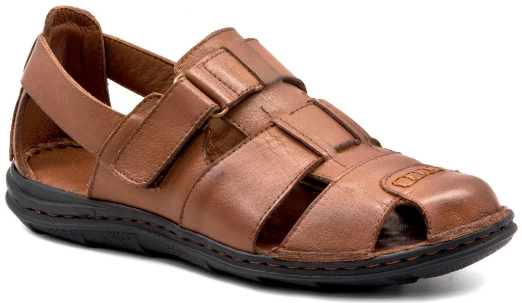 

Gedikpaşalı 2016 Coffee 2021 Summer Male Sandals Daily Use Real Cow Skin Anatomical Comfortable Casual Soft Outsole