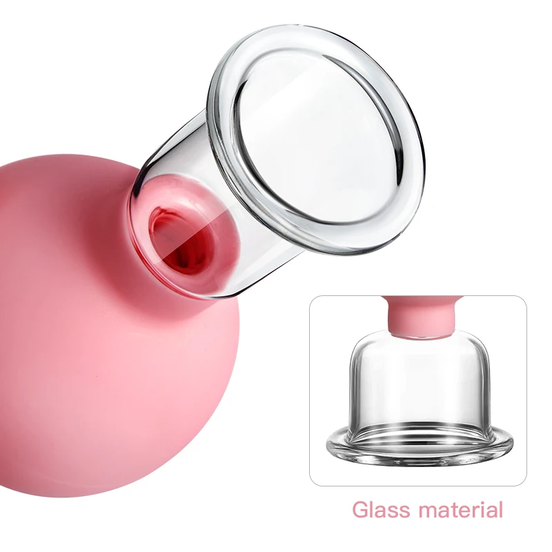 Rubber Massage Body Cups Vacuum Cupping Glasses Face Skin Lifting Body Facial Cups Anti Cellulite Chineses Cupping Therapy Tool