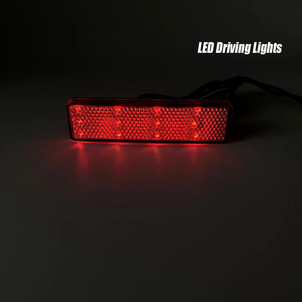 LED Rear Bumper Reflector Warning Light For Nissan Primastar NV300 Opel Vauxhall Renault Master Trafic Reversing Braking Light