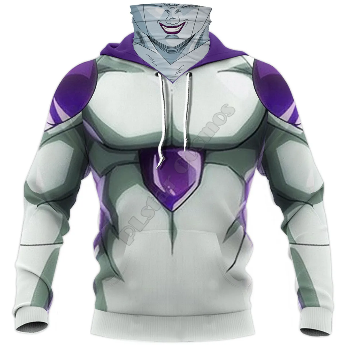 Goku Vegeta Frieza 3D Printed Hoodies Fashion Sweatshirt Women Men Casual Pullover Hoodie Mask Warm Cosplay Costumes 06