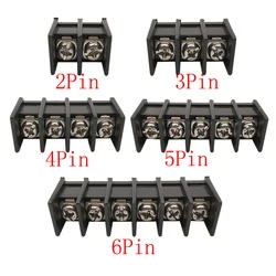 10Pcs KF45 9500 2/3/4/5/6 Pin 9.5mm Pitch Black PCB Terminal Block Connector Barrier Screw Wire Terminals