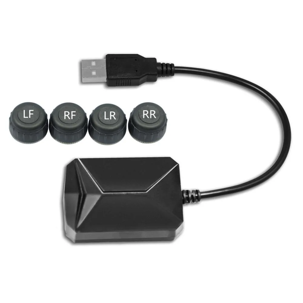 For Android USB TPMS Car Tire Pressure Monitoring System Car Tire Diagnostic-tool with Mini External Sensor