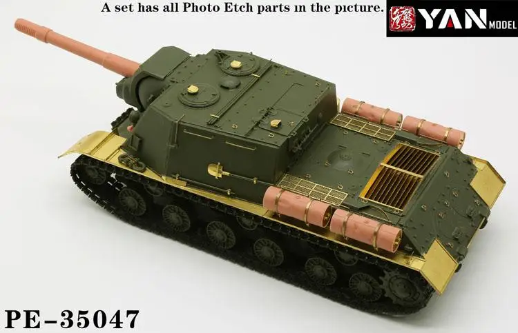 Yan Model 1/35 Russian JSU-152 heavy Self-propelled Gun  forTAMIYA 35303 PE-35047