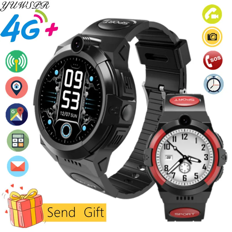 Reloj inteligente 4G para niños, dispositivo con WIFI, GPS, SOS, rastreador de posicionamiento infantil, cámara impermeable, videollamada, Monitor remoto, tarjeta SIM, LT32