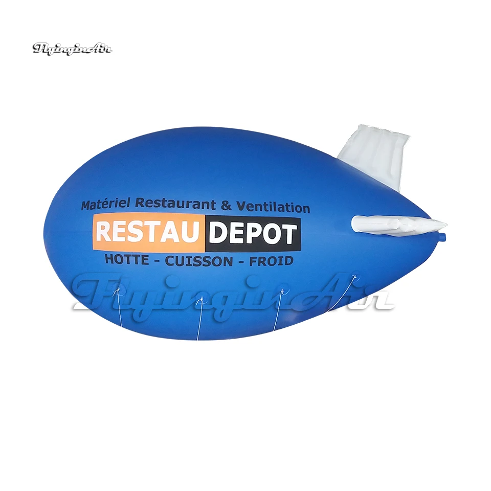 Outdoor Advertising Inflatable Helium Blimp 4m/5m/6m Personalized Floating Balloon Flying Airship For Event