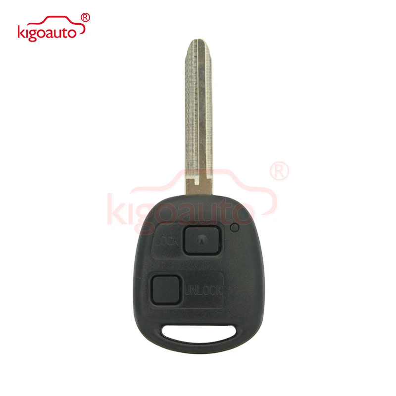 Kigoauto Denso( Not Valeo) Remote Key 2 Button TOY43 Blade For Toyota Land Cruiser FJ Cruiser+304mhz+4D67 1998-2011