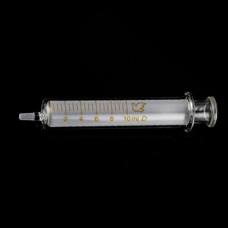 Hoge Kwaliteit Glas Spuit 5Ml 10Ml Spuit Metalen Naald Lassen Olie Container Glas Duwstang Mobiele Telefoon Reparatie gereedschap