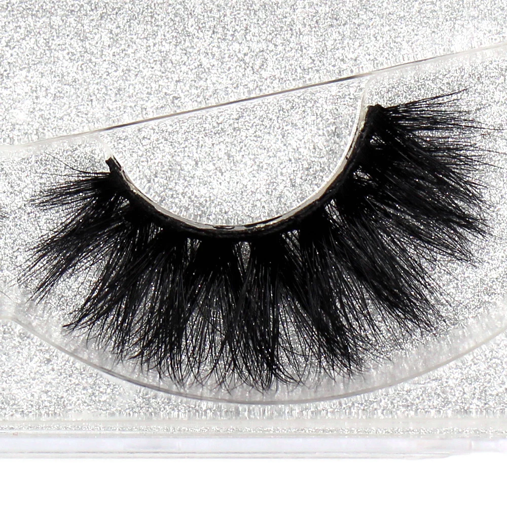 FOXESJI Mink Lashes Eyelashes Cross Thick Fluffy Dramatic 3D Mink Eye Lashes High Volume Soft Natural False Eyelashes Eyelash