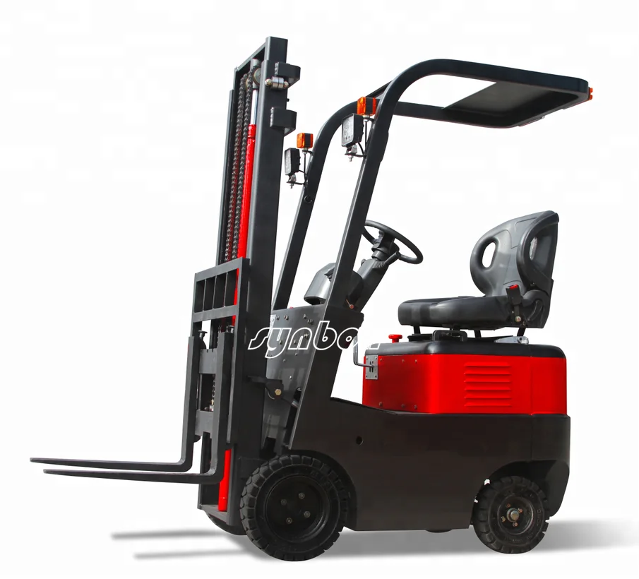 Vendita calda carrello elevatore elettrico a quattro ruote 1ton SYNBON Machine