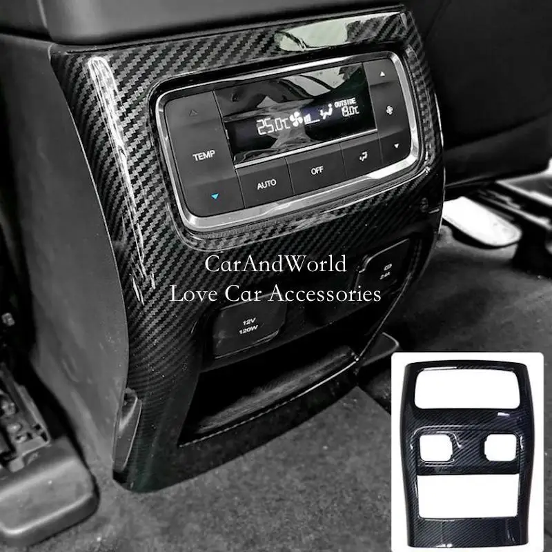 

Для Trumpchi GS8 2020 2021, карбоновый задний ряд, вентиляционное отверстие, регулировка переключателя, рамка, накладки, украшения, автомобильные аксессуары