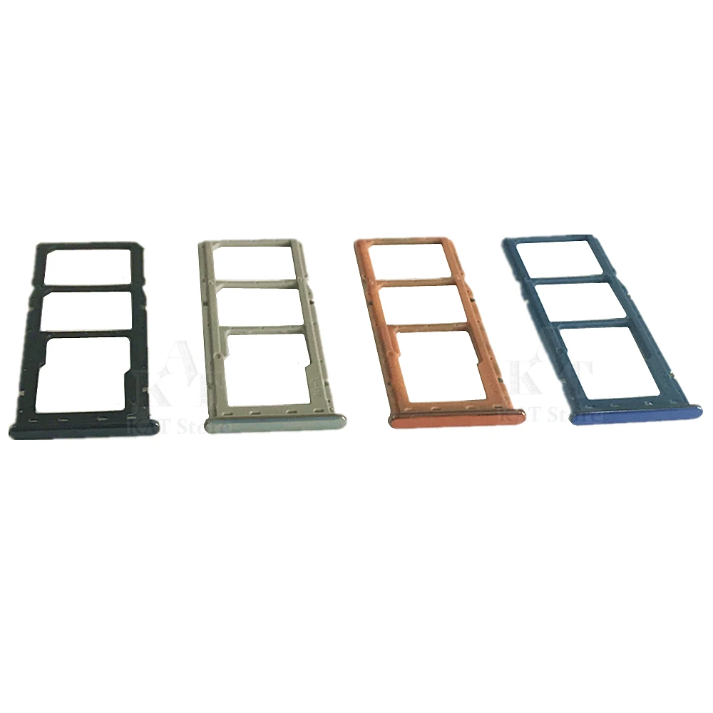 1Pcs Sim Tray for Samsung Galaxy A10 A105F A20 A205F A30 A305F A50 A505F A70 Nano Micro SD SIM Card Tray Slot Holder Repair Part