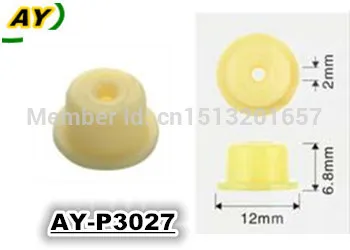 200pieces fuel injector pintle cap auto spare plastic parts ASNU026 for  0280150210 ( AY-P3027 12*6.8*2mm)