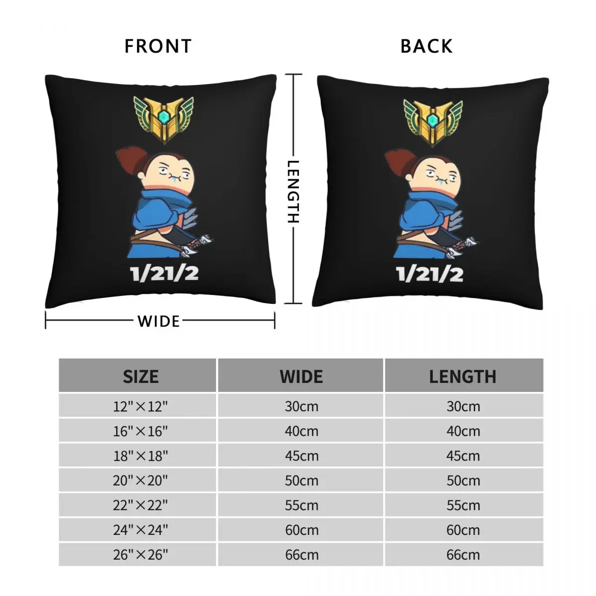 Yasuo Mains League of Legends Square Pillowcase Polyester Linen Velvet Printed Zip Decor Home Cushion Case