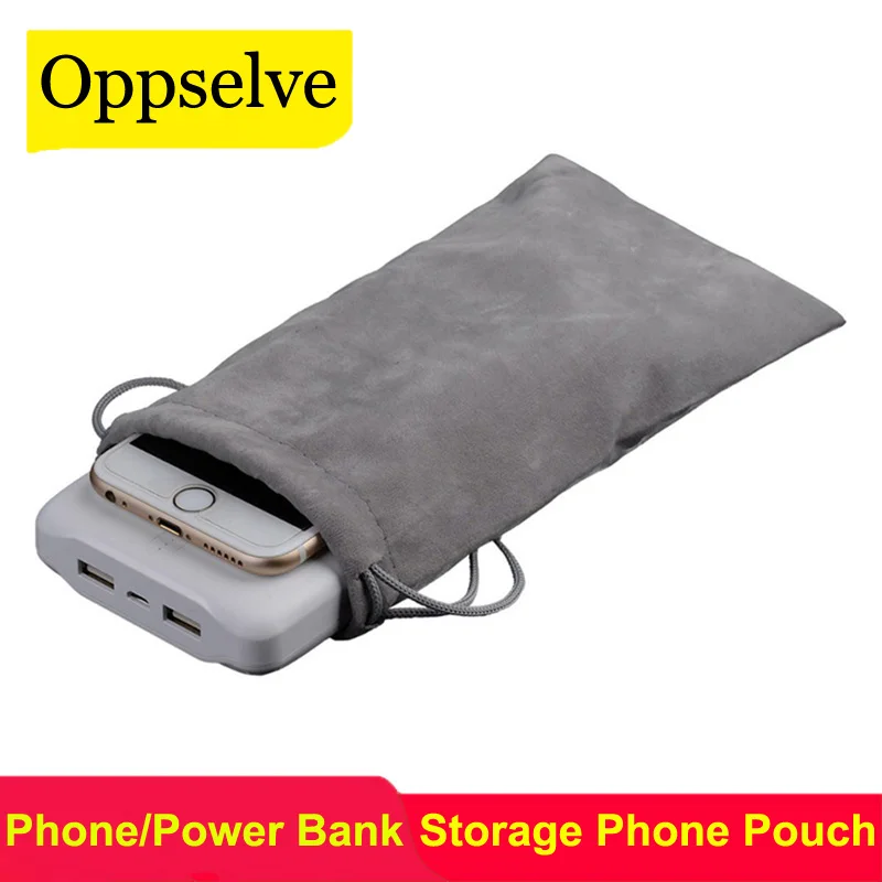 Oppselve Power Bank Phone Pouch Case For iPhone Samsung Xiaomi Huawei Waterproof Powerbank Storage Bag Mobile Phone Accessories