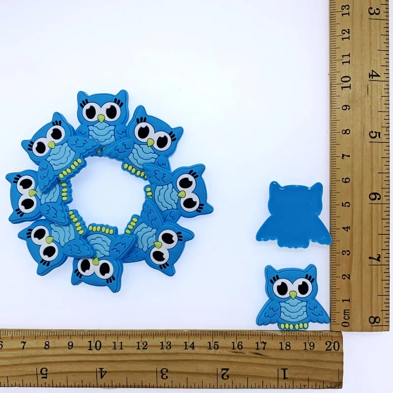 10 pcs DIY Soft Flatback Deer/Owl/Frog/Dog/Elephant Mini Cute Animals Accessory Fit Stitching Bag/Pencil Box/Garment/Shirts