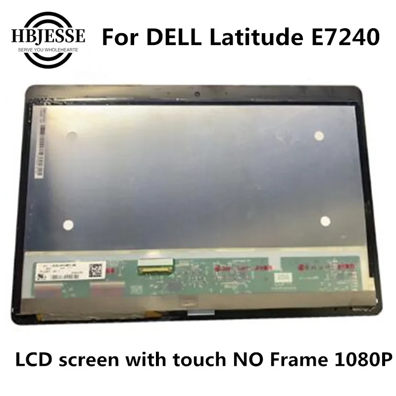 FOR DELL Latitude E7240 LCD Screen LP125WF1 SPA4 LCD Assembly 1920*1080 LCD Touch Screen