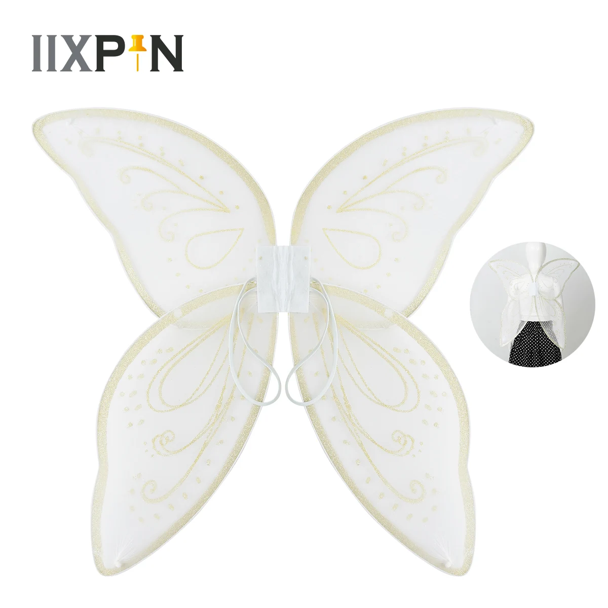 Fairy Angel Butterfly Wings For Women Girls Party Fancy Dress Costume natale Halloween Cosplay/fotografia/oggetti di scena