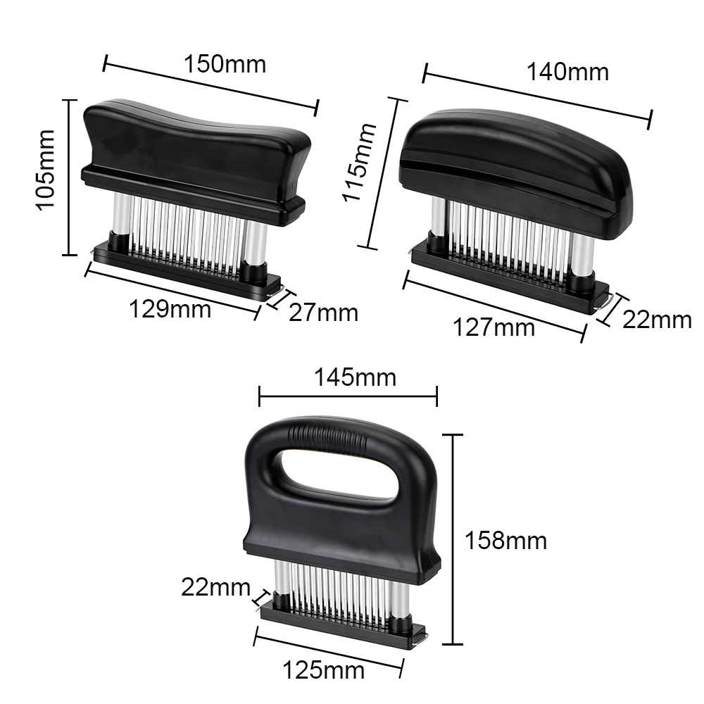 สำหรับสเต็กเนื้อ48ใบมีดเข็มเนื้อ Tenderizer สแตนเลสอุปกรณ์ทำอาหาร Tender เนื้อค้อนเครื่องมือทำครัว