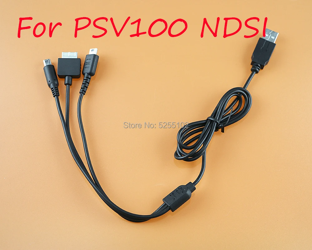 20pcs 3 in 1 USB Charger Charging Cable Cords for Nintendo NDSL / NDS NDSI XL 3DS / psv1000