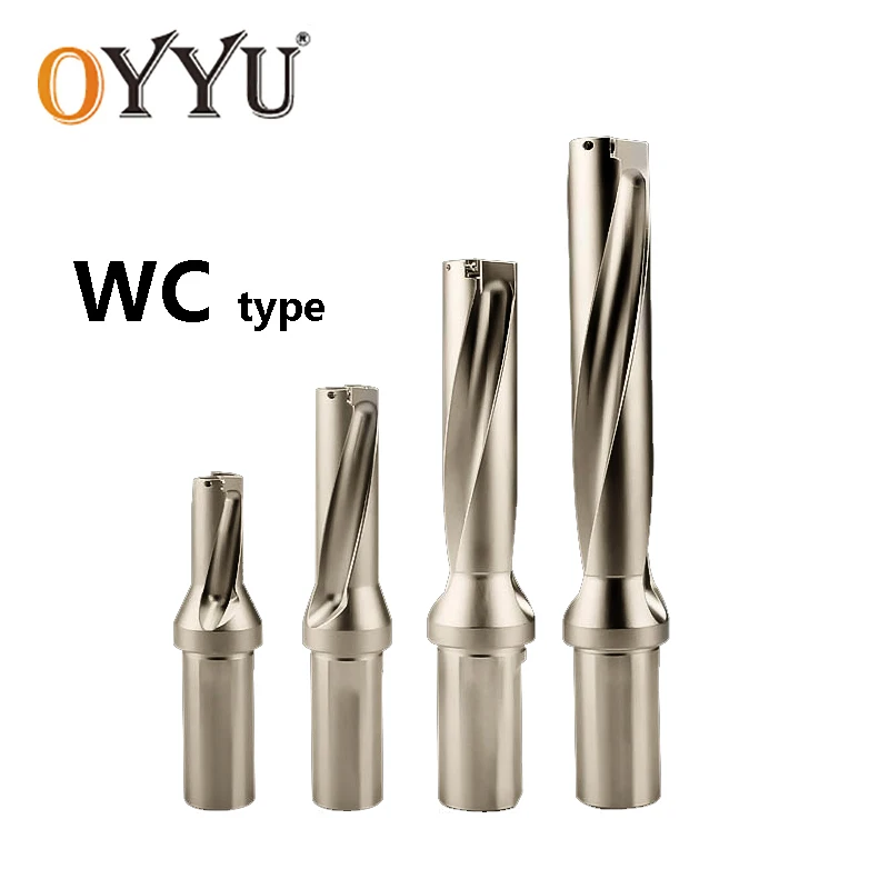 

OYYU WC Indexable Fast U Drill 13mm-40mm 2D 3D 4D 5D Water U Drilling Bit High Efficiency Carbide Inserts 21 22 23 24 25 mm