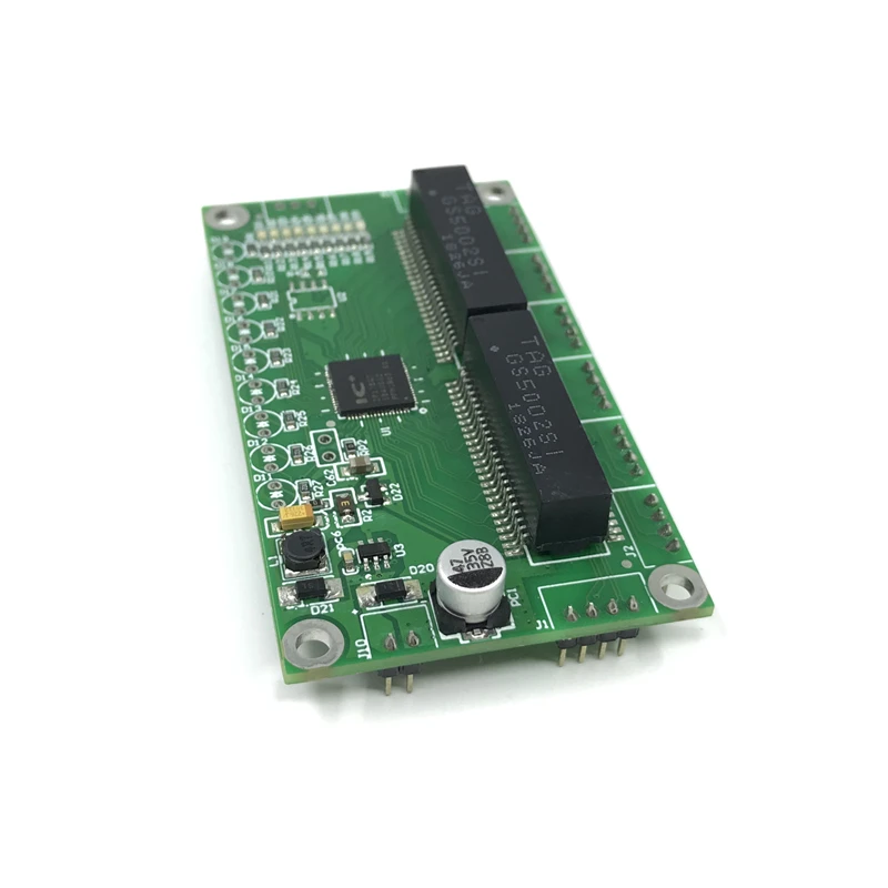 ANDDEAR Customized industrial 8 port 10/100M unmanaged network ethernet switch 12v pcba module network switch