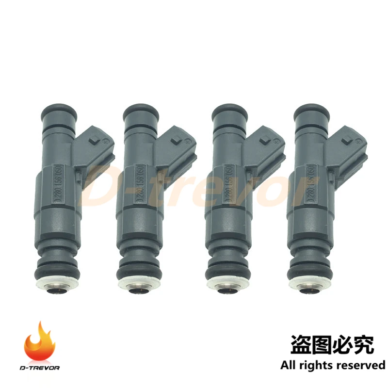 4PCS OEM 0280156050 Fuel Injector Nozzle For Geely Xiali N3 Chana Hafei FAW