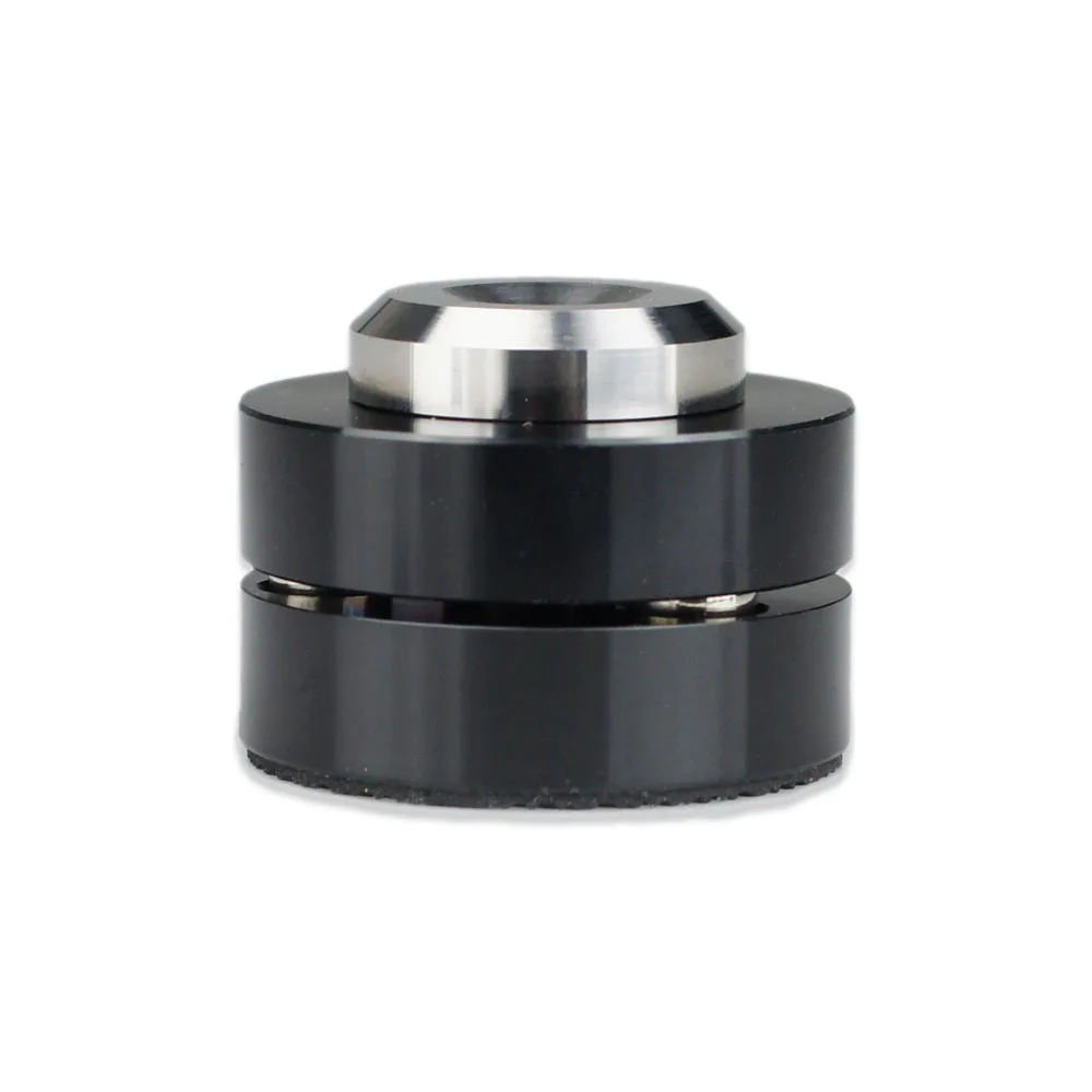 38.5mm Aluminium Speaker Spike Pad Steel Ball/Ceramics Ball Shock-absorbing Isolation Stand Feet Damping Nail