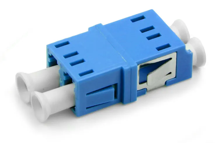 

50pcs/Lot LC-LC Fiber Optic Adapter FTTH DX SM Duplex LC UPC Flange Connector,FTTH Fiber Optic Adapter Free Shipping