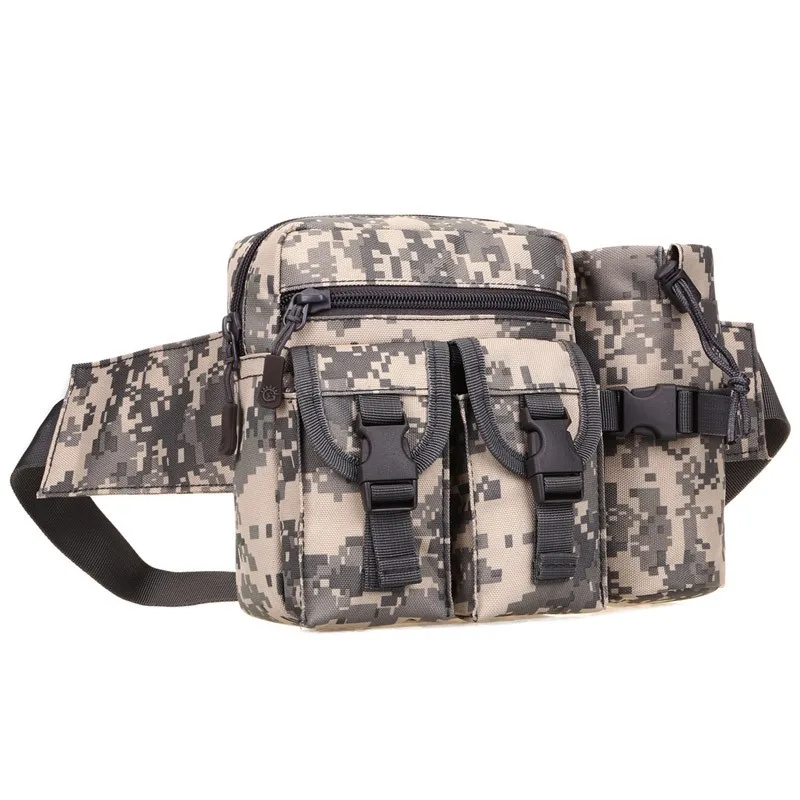 Sac banane en nylon imperméable multifonctionnel pour hommes, sacs de taille de sport en plein air, sac de poitrine de l'armée militaire, Bum, haute qualité, nouveau