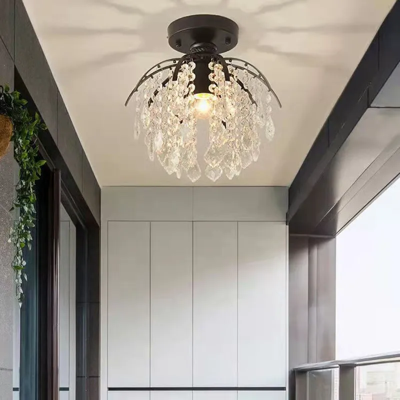 Crystal Entrance Indoor Ceiling Lamp Ceiling Light Corridor Aisle Store Coffee Shop