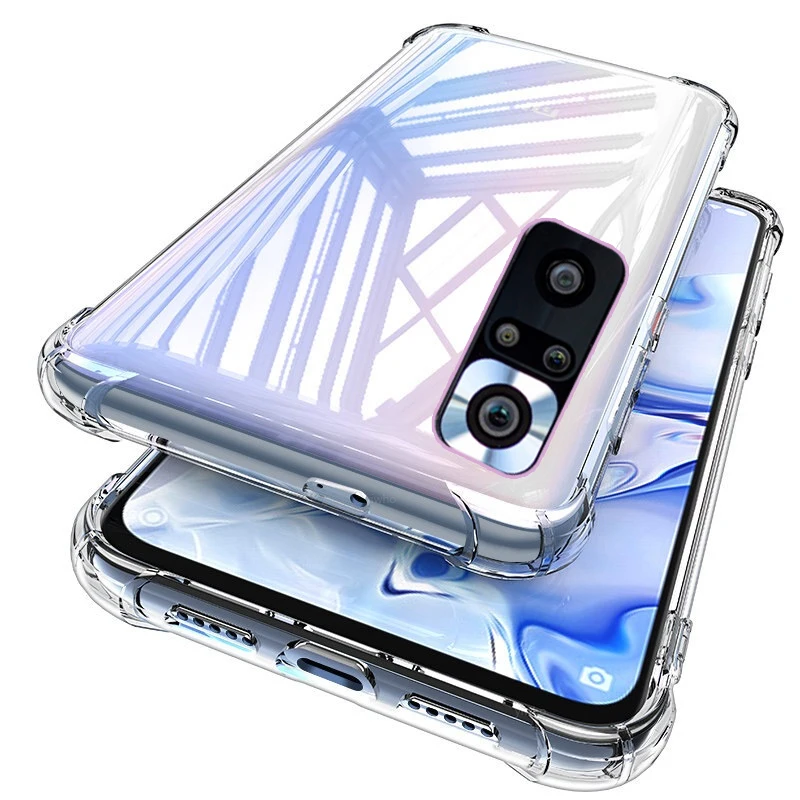 on redmi Note 10 Pro Shockproof Case Transparent TPU Cover For Xiaomi redmi note 10 s 10s 10 Pro max redme red mi Clear Cases