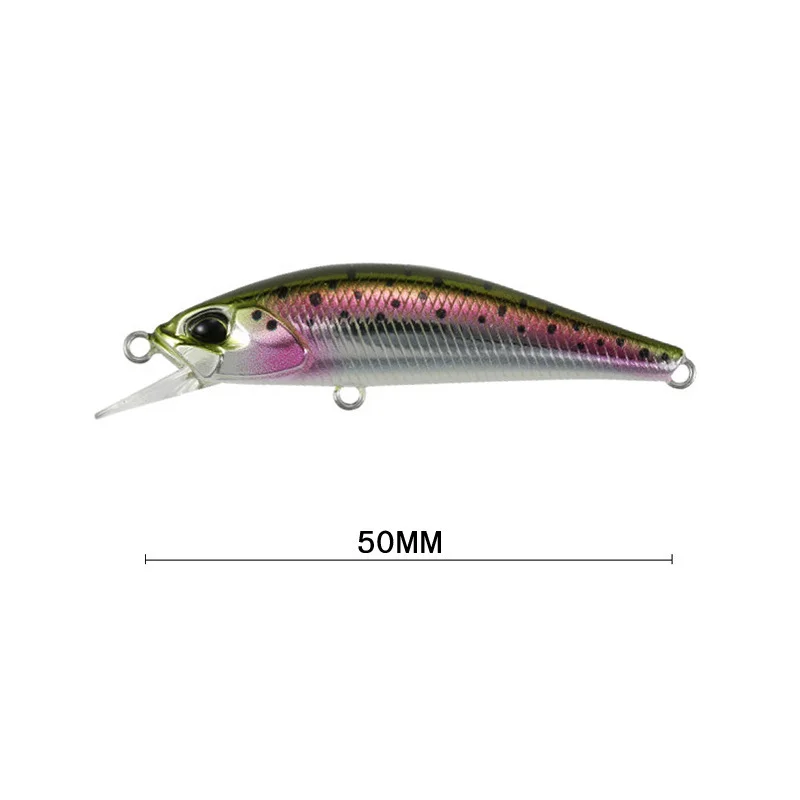 1pcs Japan Pesca Hard Fishing Lure 50mm 4g Sinking Minnow Wobbler Peche Artificial Crank Bait Bass Perch Pike Salmon Trout