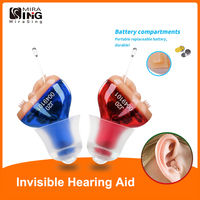 Hearing Aids Audifonos for Deafness/Elderly Adjustable Micro Wireless Mini Size Invisible Hearing Aid J20 Ear Sound Amplifier