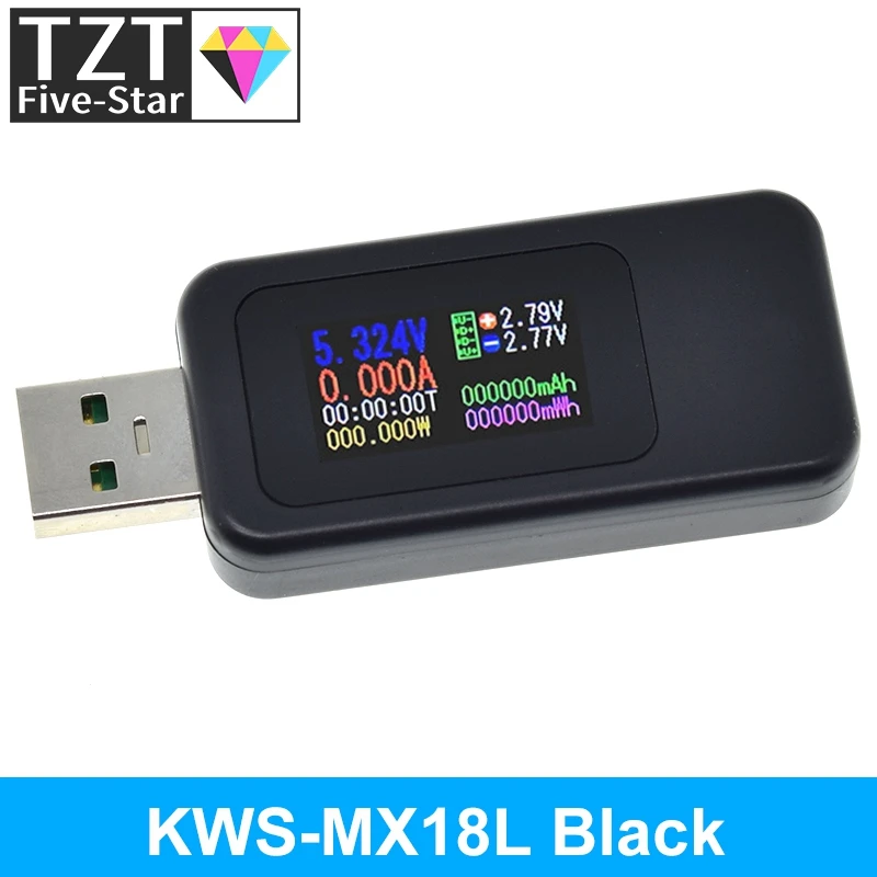 10-in-1-USB-Tester DC Digital Voltmeter Amperimetro Strom Spannung Meter Amp Volt Amperemeter Detektor Power Bank Ladegerät Anzeige – Detail 19